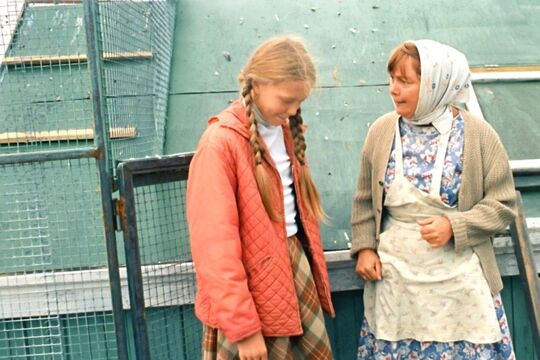 Кадр из фильма «Любовь и голуби»