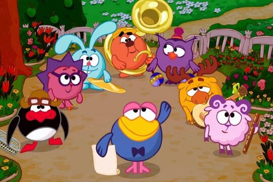 Кадр из мультсериала «Смешарики»